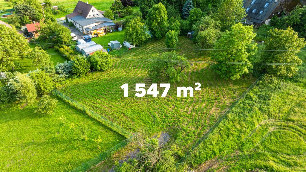 Pozemek k výstavbě (1.547 m2), Horní Hanychov, Liberec