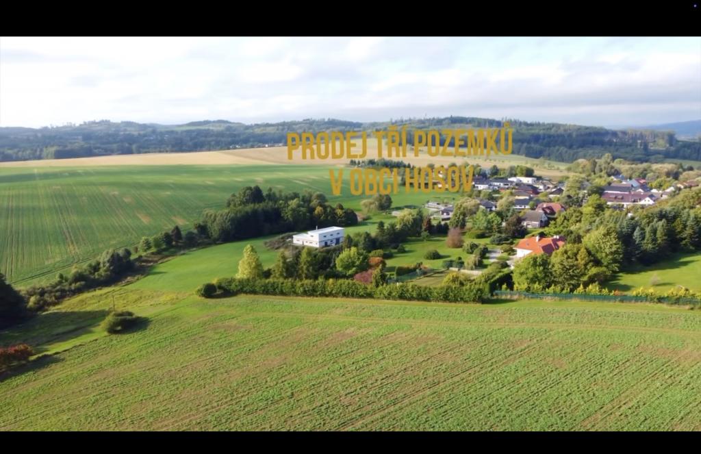 Pozemky k výstavbě rodinného domu 7190 m2, Hosov -Jihlava