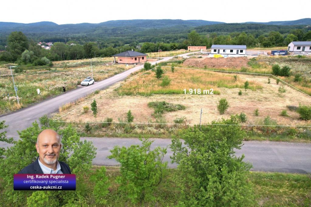 Pozemek 1.918 m2, Dubí - Mstišov, okr. Teplice 